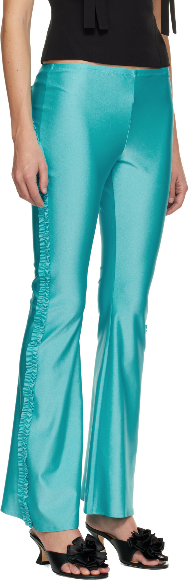 Sandy Liang Blue Abbey Lounge Pants