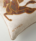 Etro - Somerset embroidered cushion
