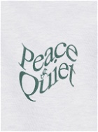 Museum Of Peace & Quiet - Logo-Print Cotton-Jersey Sweatshirt - White