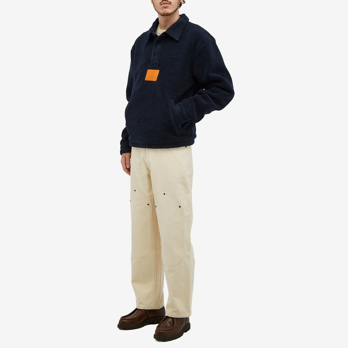 Bram's Fruit Men's Pullover Fleece Sweatshirt in Navy