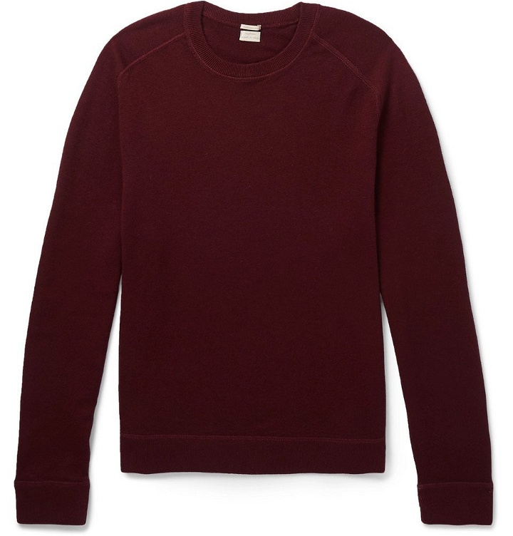 Photo: Massimo Alba - Watercolour-Dyed Cashmere Sweater - Men - Red
