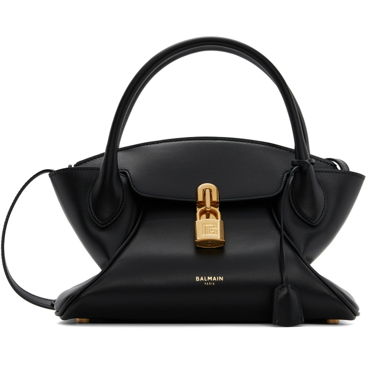 Photo: BALMAIN Black Small Pulse Day Bag