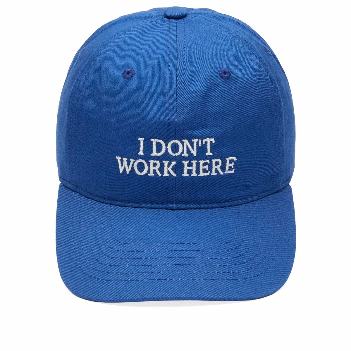 IDEA Sorry I Don't Work Here Cap in Blue 