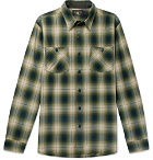 RRL - Checked Cotton-Blend Shirt - Men - Green