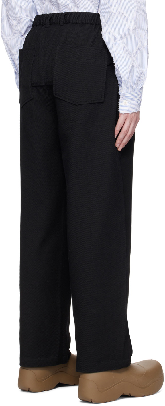 HGBB STUDIO Black Taboo Trousers