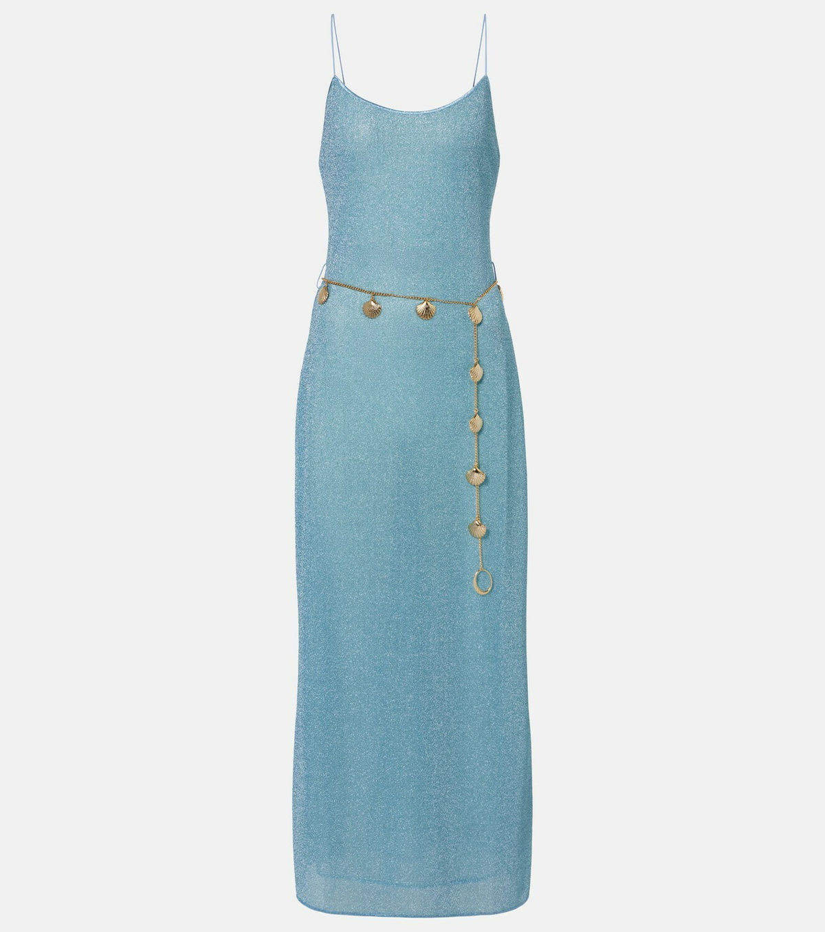 Oséree Lumière belted maxi dress