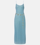 Oséree Lumière belted maxi dress