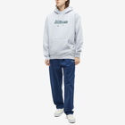 Alltimers Men's Broadway Embroidered Logo Hoody in Heather Grey