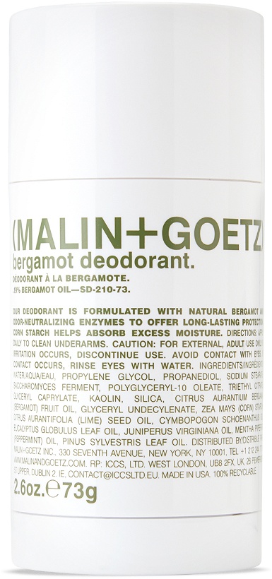 Photo: MALIN + GOETZ Bergamot Deodorant, 2.6 oz