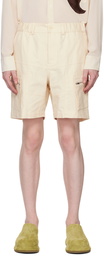 Jacquemus Off-White Le Papier 'Le Short Brasol' Shorts