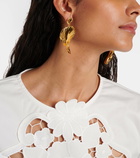 Oscar de la Renta Petal drop earrrings