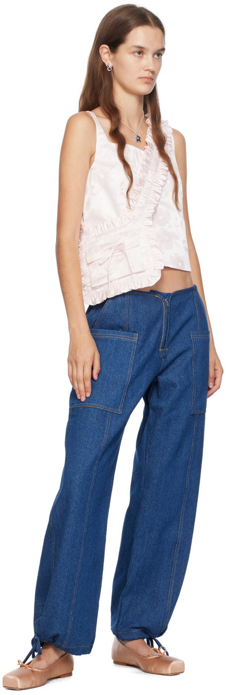 Sandy Liang Indigo Tifosi Jeans