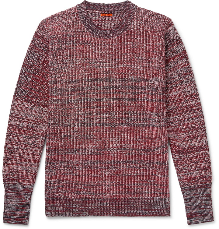 Photo: Barena - Mélange Wool Sweater - Red