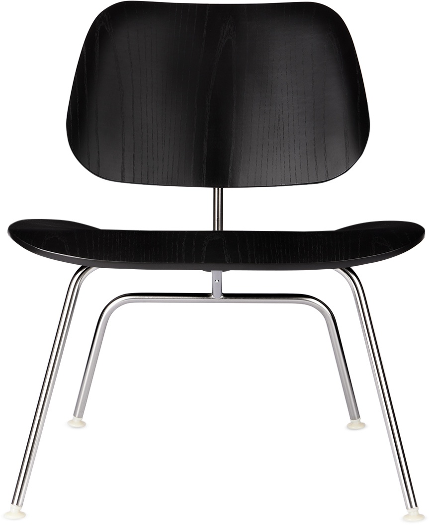 Photo: Herman Miller® Black Eames Molded Plywood Metal Base Lounge Chair