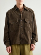 Monitaly - Fatigue 51 Cotton-Corduroy Overshirt - Brown