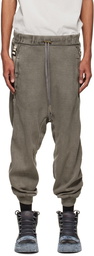 Boris Bidjan Saberi SSENSE Exclusive Gray Cotton Lounge Pants