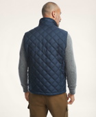 Brooks Brothers Men's Big & Tall Paddock Diamond Quilted Vest | Navy