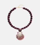 Jennifer Behr Miranda beaded pendant necklace