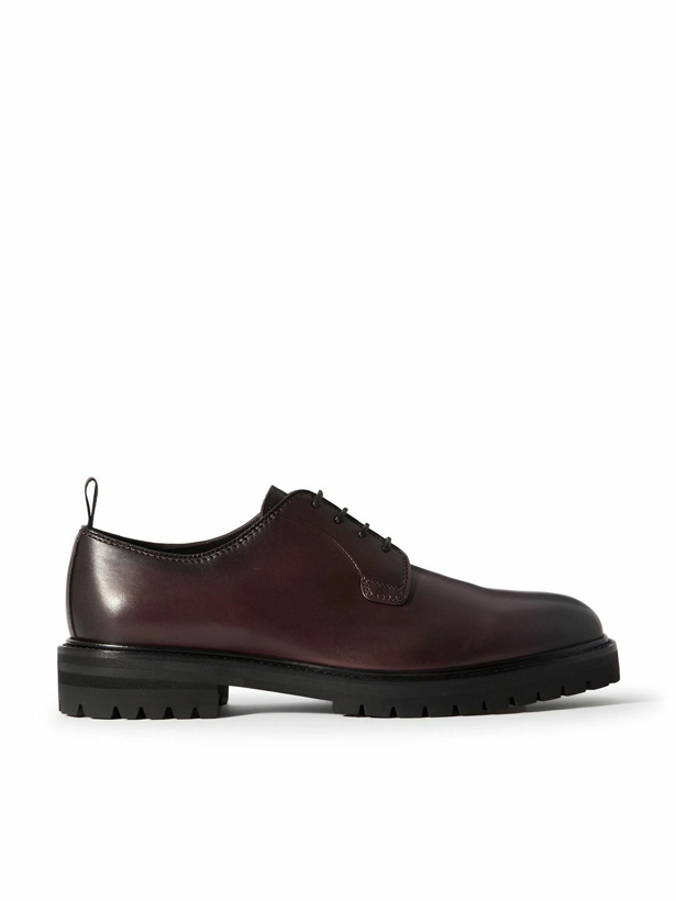 Photo: Officine Creative - Joss 002 Leather Derby Shoes - Burgundy