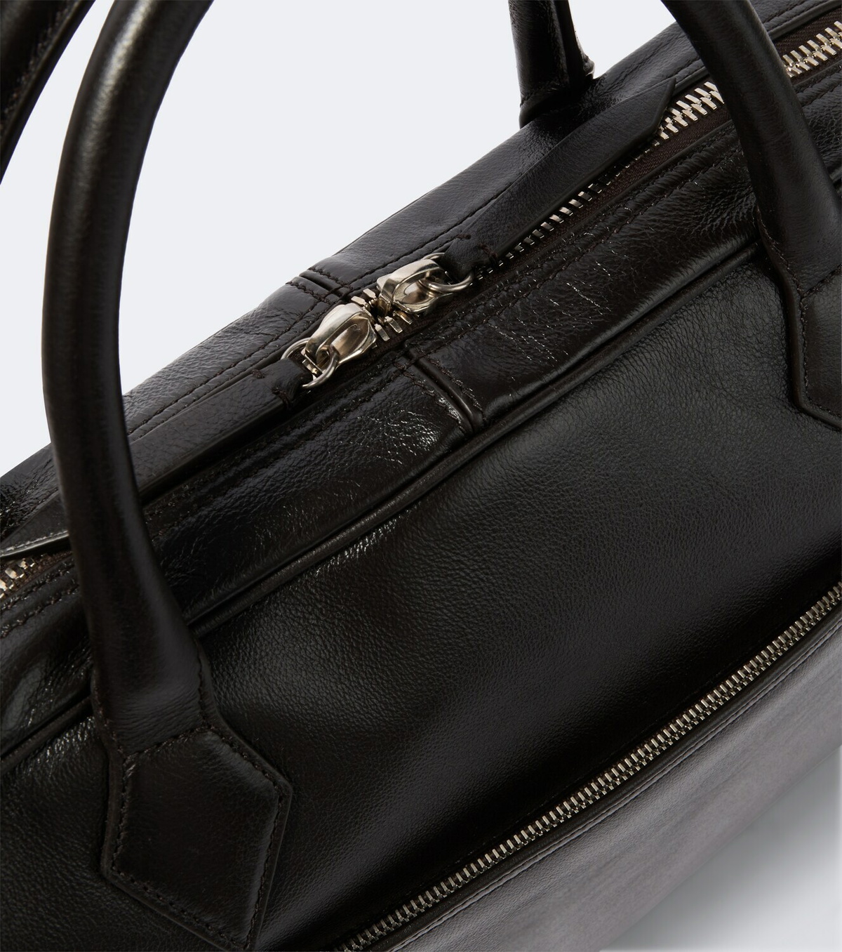 Métier Closer Slim leather briefcase