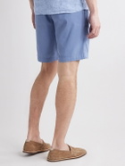 Peter Millar - Bedford Slim-Fit Cotton-Blend Shorts - Blue