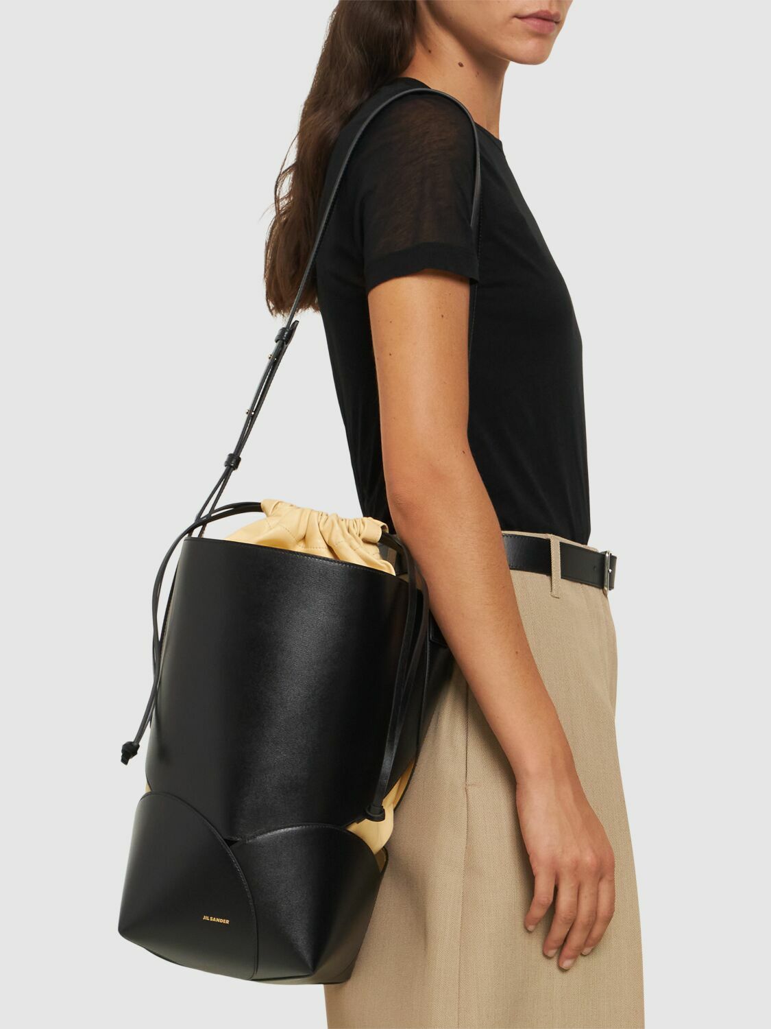JIL SANDER SOFT BUCKET MD オリーブ Jil Sander+ Fall 2020 Unisex Accessories Collection | Hypebeast