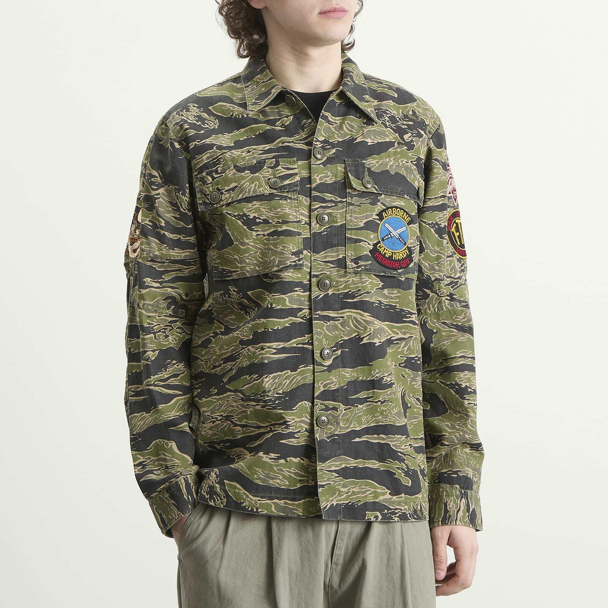 Maharishi Men's Green Berets Advisors Shirt in John Wayne Colourway