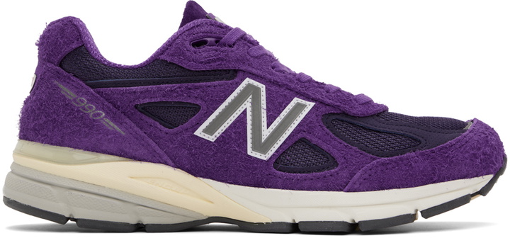 Photo: New Balance Purple Made in USA 990v4 Core Sneakers