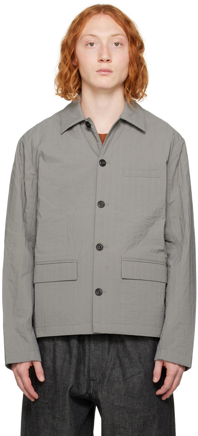 Photo: SAGE NATION Gray Quilted Jacket