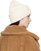 Max Mara Off-White Retina Beanie