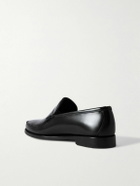 G.H. Bass & Co. - Weejun Cobra Venetian Leather Loafers - Black