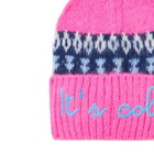 MC2 Saint Barth Girl Soft Beanie With Nordic Jacquard