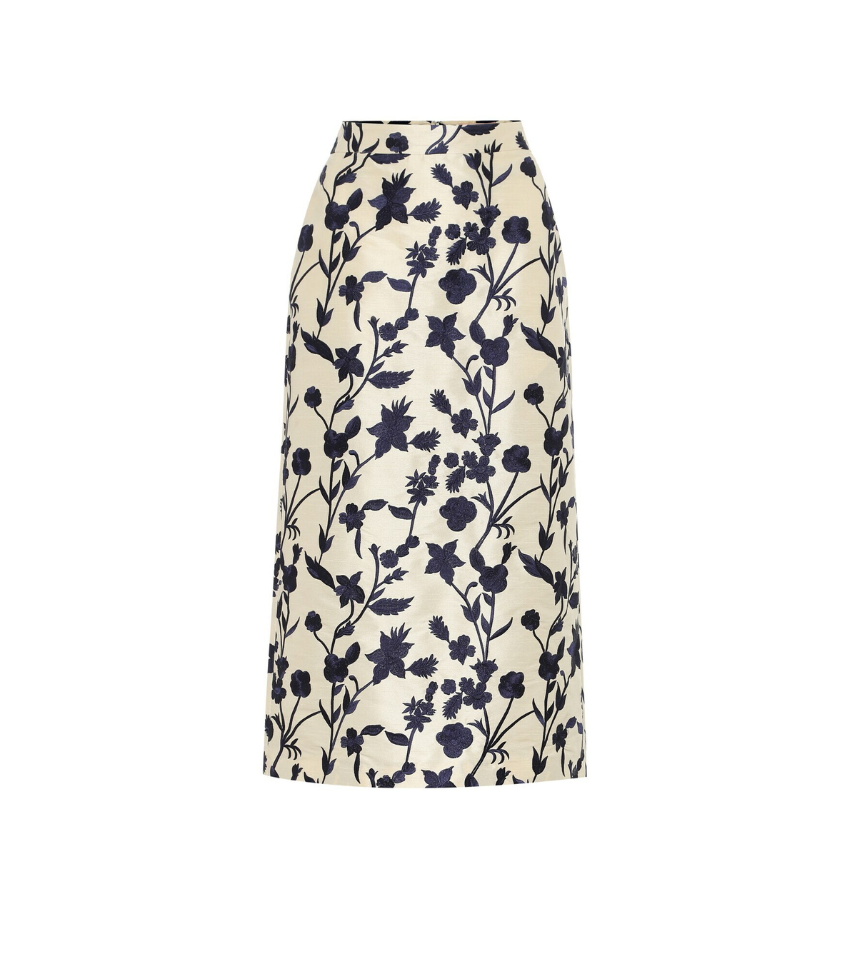 Brock Collection - Quercini floral-jacquard midi skirt