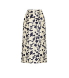 Brock Collection - Quercini floral-jacquard midi skirt