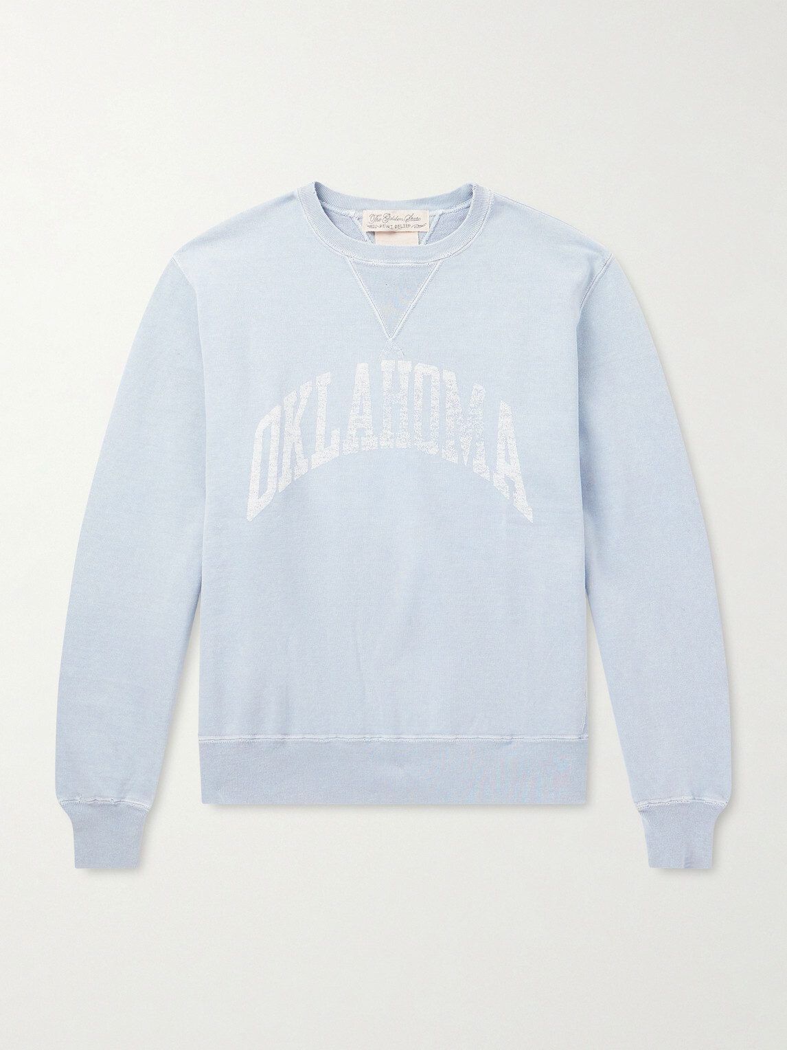 Remi Relief - Oklahoma Printed Cotton-Jersey Sweatshirt - Blue