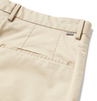 Incotex - Slim-Fit Long-Length Stretch-Cotton Twill Trousers - Neutrals