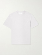 Mr P. - Linen and Organic Cotton-Blend T-Shirt - Gray