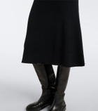 Moncler Ribbed-knit midi dress