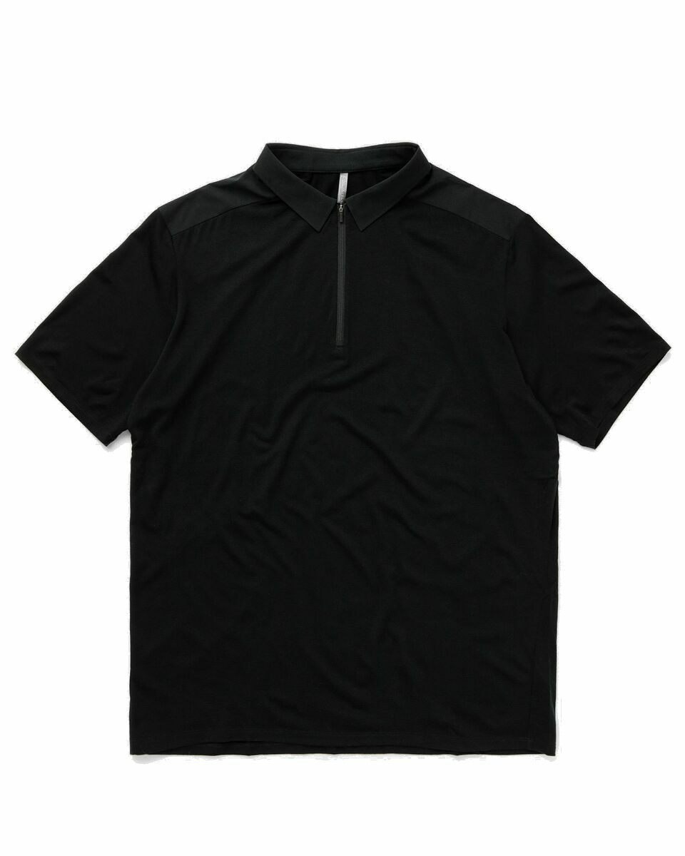 Photo: Arc´Teryx Veilance Frame Ss Polo Shirt Black - Mens - Polos/Shortsleeves