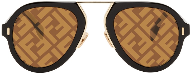 Photo: Fendi Black 'Fendi Force' Sunglasses