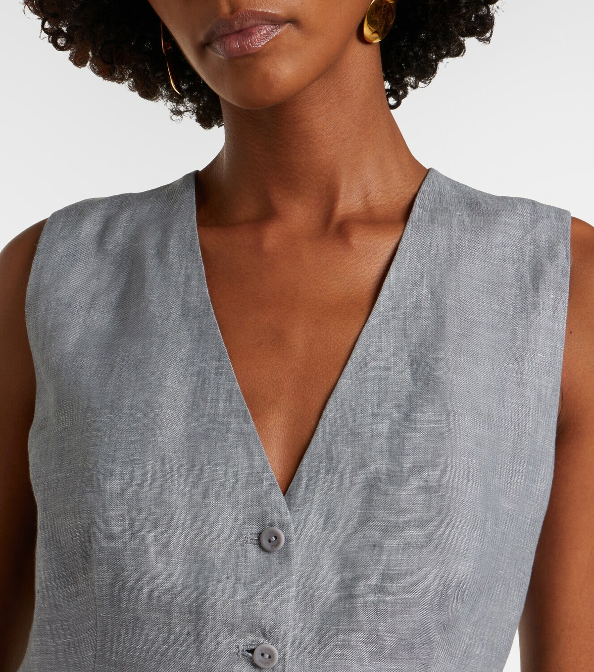 Eres Créatif linen vest