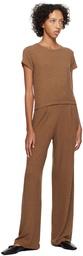 LESET Brown Lauren Lounge Pants