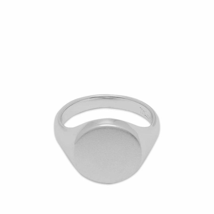 Photo: Miansai Men's Wells Signet Ring in Silver