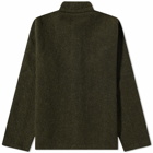 Universal Works Men's Wool Fleece Lumber Jacket in Olive