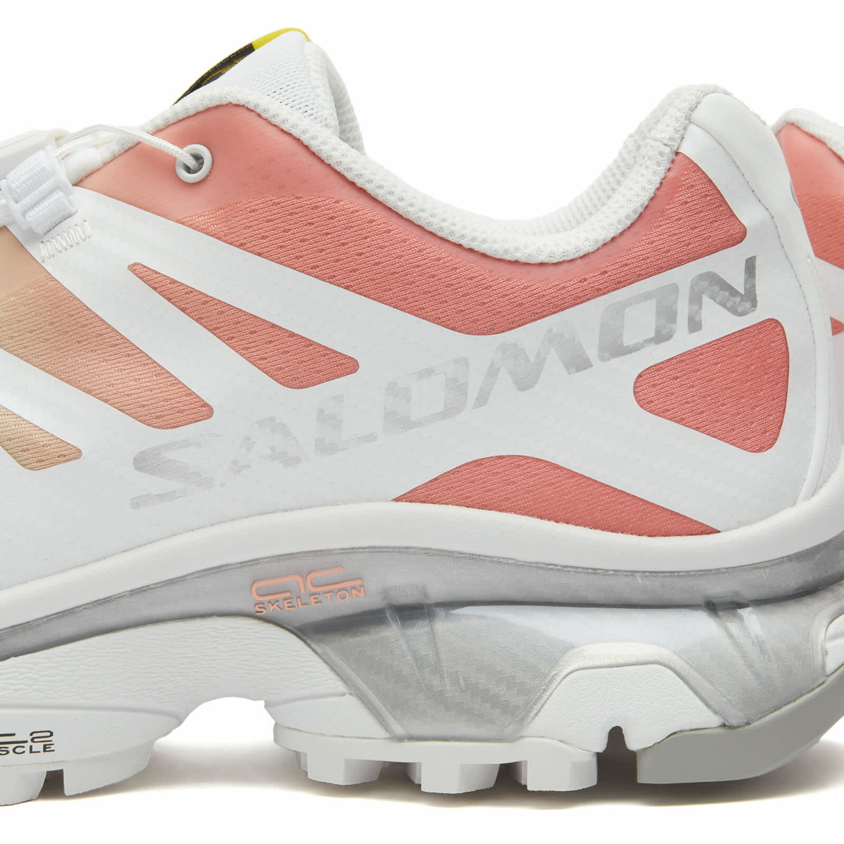 Salomon Men's XT-4 OG Sneakers in White/Green Ash/Coral