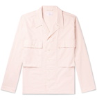 NANAMICA - Camp-Collar Striped Cotton-Blend CORDURA Oxford Shirt - Pink