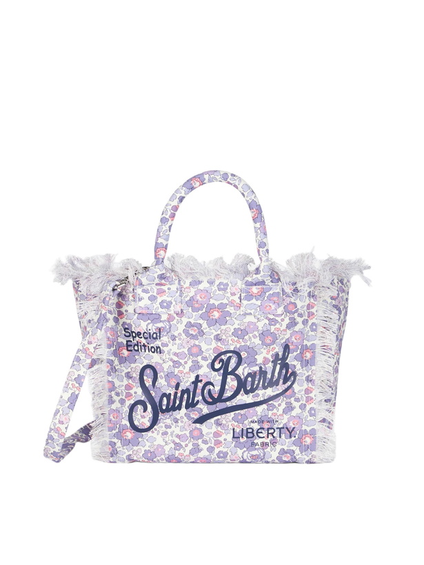Photo: MC2 Saint Barth Betsy Cotton Canvas Colette Liberty Handbag |made With Liberty Fabric