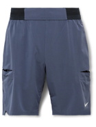 NIKE TENNIS - NikeCourt Slam Dri-FIT Tennis Shorts - Blue
