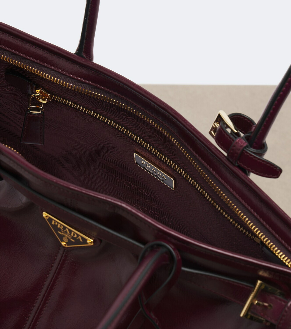 Prada Prada Bonnie Large leather shoulder bag