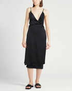 Majestic Filatures Womens Midi dress in Black